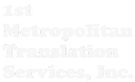 1st Metropolitan Translation Services, Inc. Logo